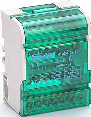 Кросс-модуль на DIN-рейку 4х7 групп 100А ШН-103 DEKraft