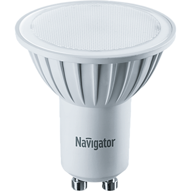 Лампа светодиодная LED 5вт 230в GU10 тепло-белая Navigator