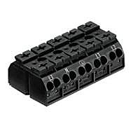 Клеммная колодка WAGO 862-0505 5-ти полюсная 5*(0,5-4,0) чёрная