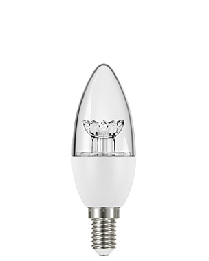 Лампа светодиодная LED 5.4Вт Е14 LS CLB40 тепло-белый прозрачная свеча  OSRAM