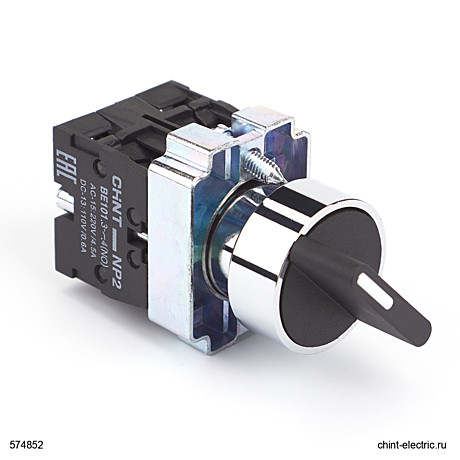 Переключатель NP2-BD53 3 полож. с возвратом 2НО IP40 CHINT