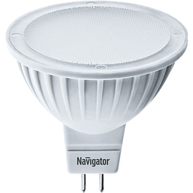 Лампа светодиодная LED 7вт 230в GU5.3 тепло-белая Navigator