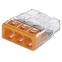 Клемма 3х(0.5-2.5мм) с пастой WAGO (100)
