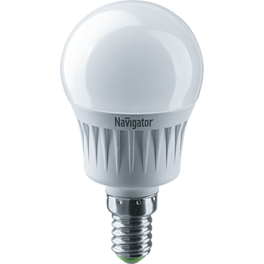 Лампа светодиодная LED 7вт E14 теплый шар Navigator