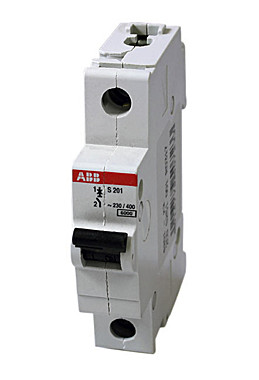 Выключатель автоматический однополюсный S201 63А C 6кА ABB