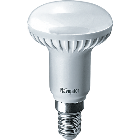 Лампа светодиодная LED зеркальная 5вт E14 R50 белая Navigator
