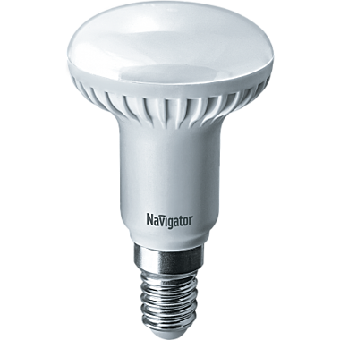 Лампа светодиодная LED зеркальная 5вт E14 R50 теплая Navigator