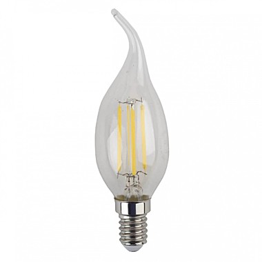 Лампа LED свеча на ветру 5W E14 4000k FILLAMENT