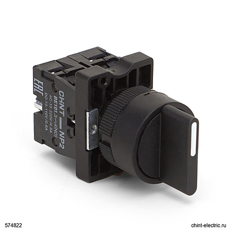 Переключатель NP2-ED33 3 полож. с фиксацией 2НО IP40 CHINT