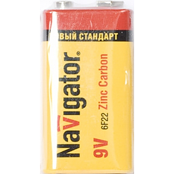 Элемент питания NBT-NS-6F22-SH1 крона (солевая)  Navigator
