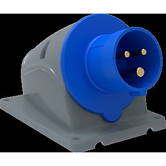 Вилка стационарная ССИ-513 16А-6ч/200-250В 2Р+РЕ IP44 MAGNUM ИЭК