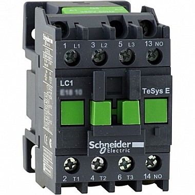 Контактор E 12А катушка управления 110В АС3 50Гц 1НЗ Schneider Electric