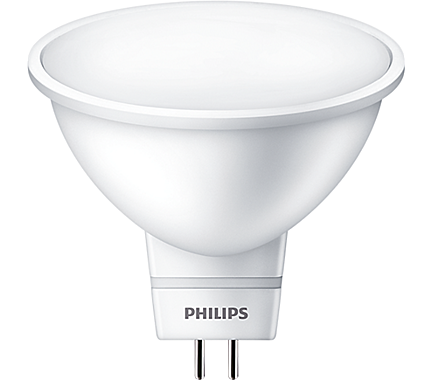 Лампа светодиодная LED MR16 5-50W 120D 4000K 220V ESSENTIAL PHILIPS