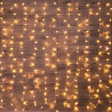 Neon-night Гирлянда Светодиодный Дождь, 2х2,5 м, свечение с динамикой, 230В, диоды тепло белые 235-0