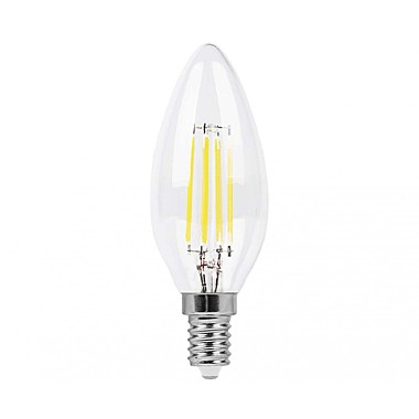 Лампа LED свеча 7Вт E14 тёплый свеча FILAMENT