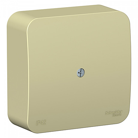 Blanca О/У с изол. пласт. Бежевый Коробка распределительная IP42 Schneider Electric