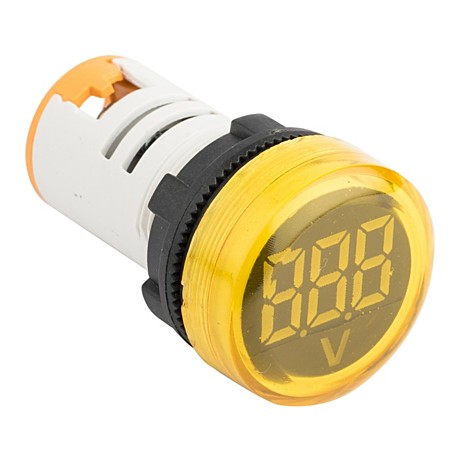 Индикатор значения напряжения ED16-22VD желт. PROxima EKF